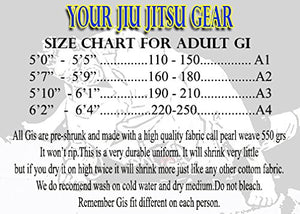 White Blank Gi With Minor defect