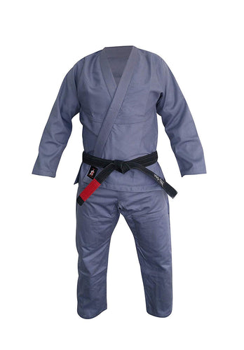 Your Jiu Jitsu Gear BJJ Gi - Brazilian Jiu Jitsu Grappling MMA Competition Kimono Martial Art Clothes Sports Uniform , Gift For Men & Women , Blue White Black or Gray Jacket & Pants w White Belt